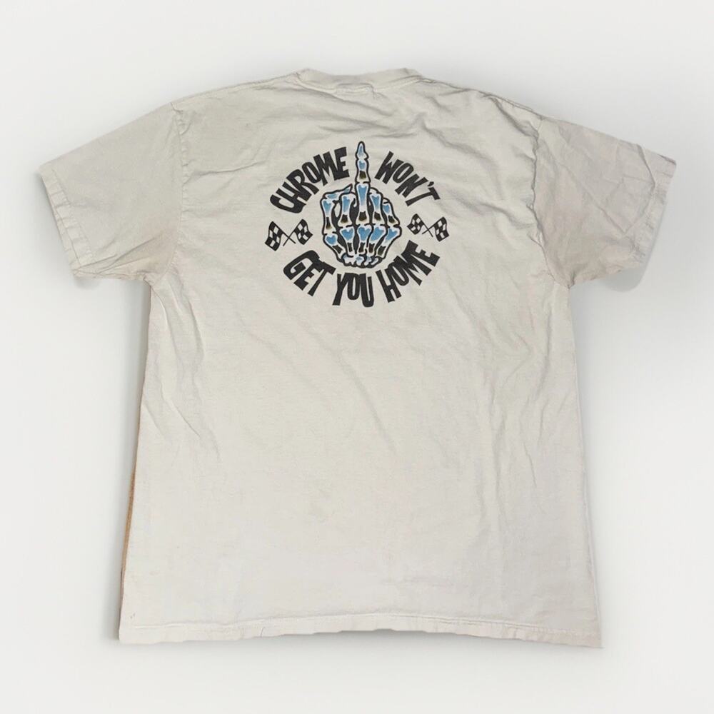 Loser Machine T-Shirt White Large 22x28 Skater Choppers